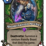 Новая карта Охотника: Abomination Archer