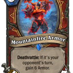 Новое существо воина: Mountainfire Armor